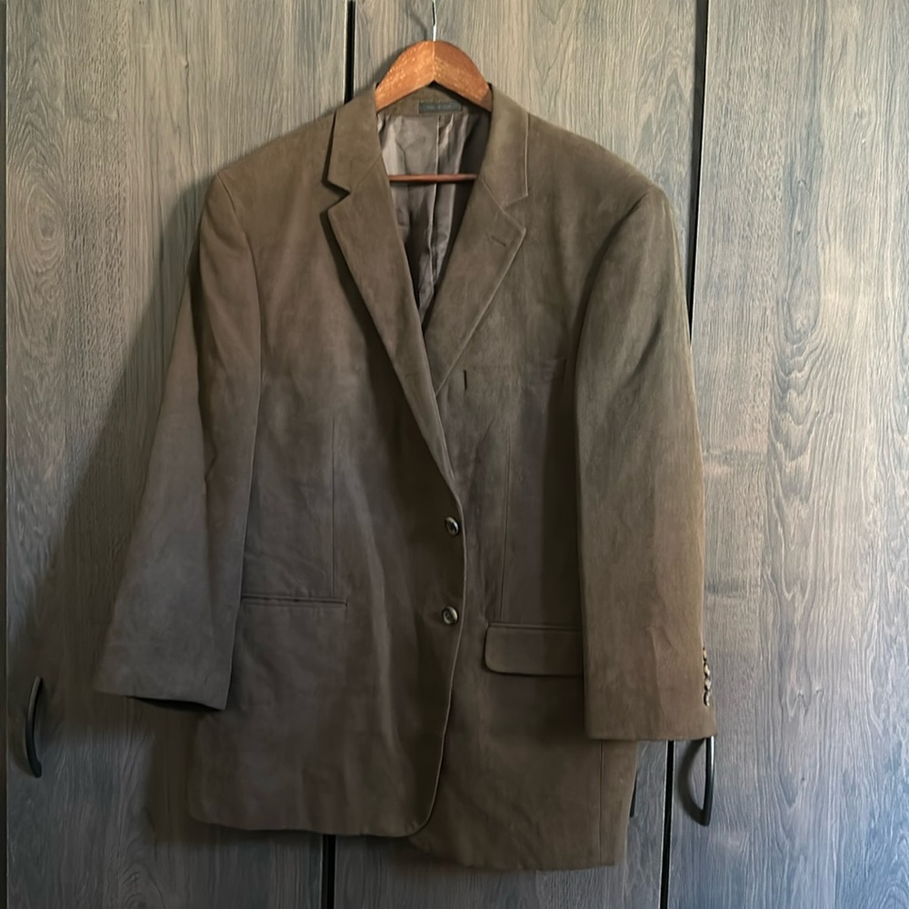 Andrew Fezza chocolate men’s 48R sport coat blazer